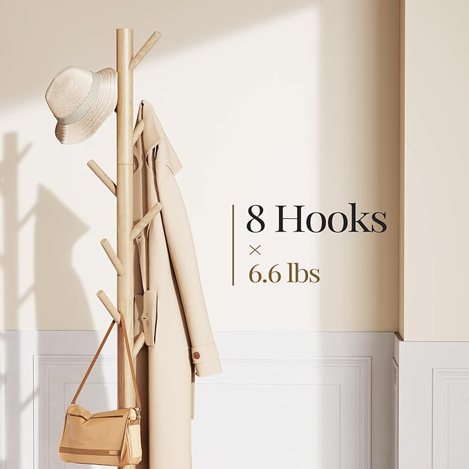 NordWood™ Adjustable Freestanding Coat Rack