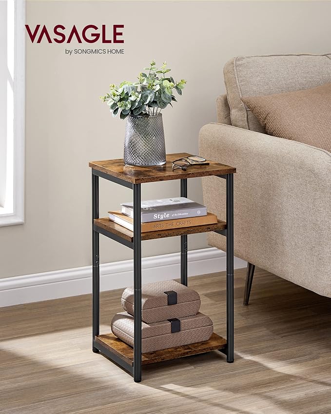 Rustinex™ 3-Tier Industrial End Table